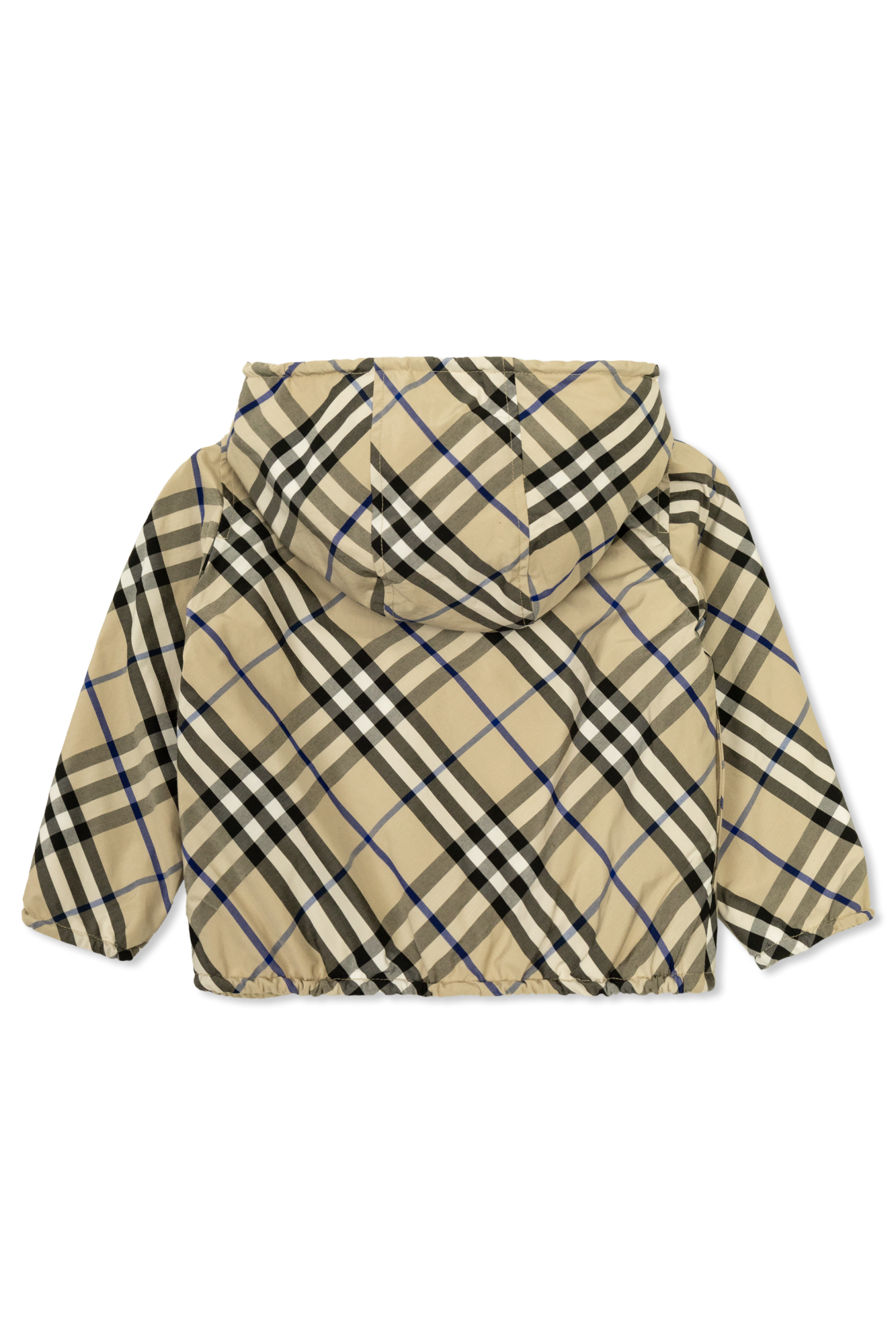 Grey Reversible hooded jacket Burberry Kids - Vitkac GB